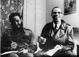 Malcolm X with Fidel Castro