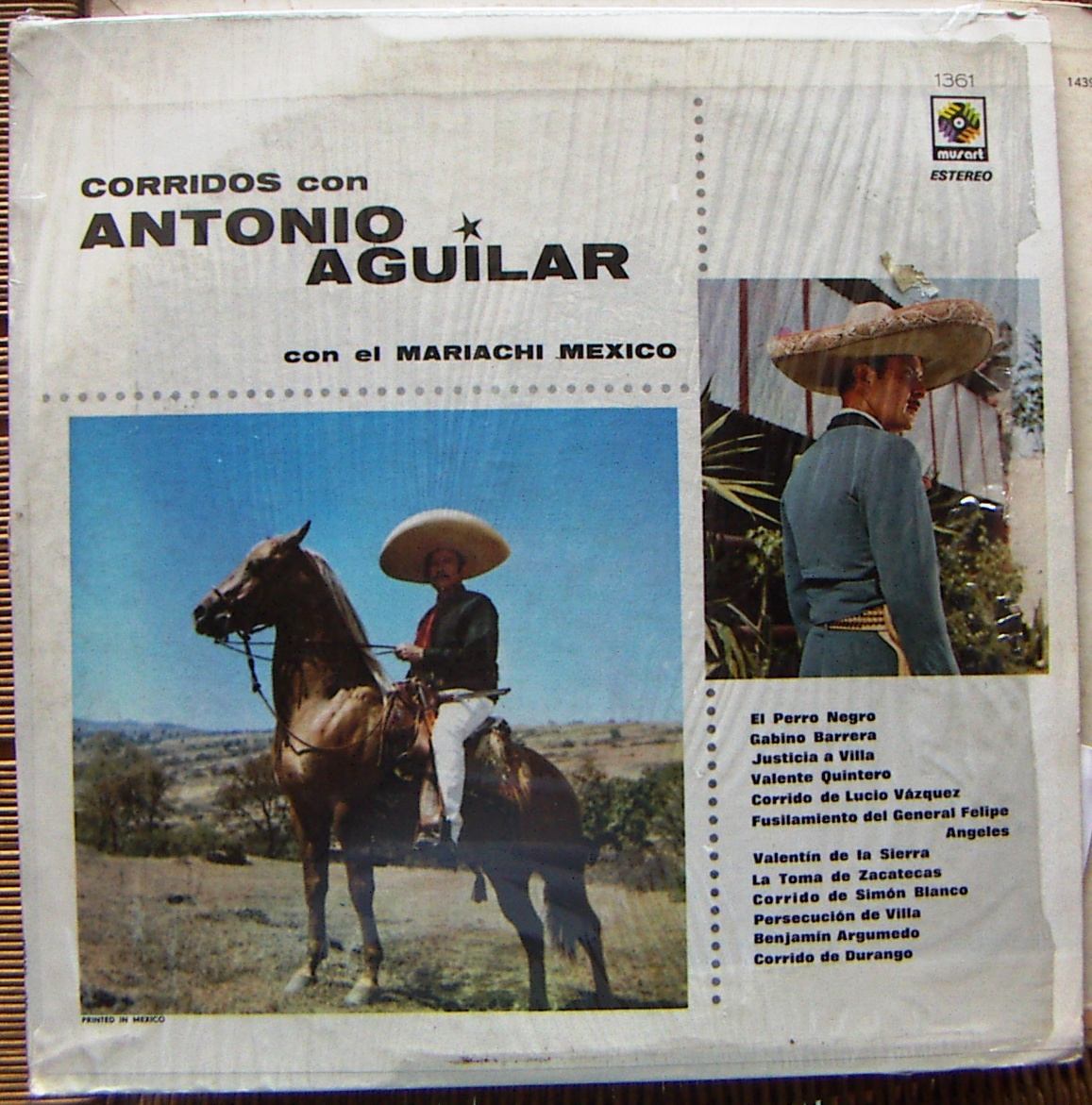 Antonio Aguilar corridos LP