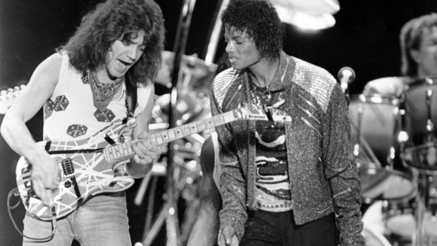 Eddie Van Halen and Michael Jackson