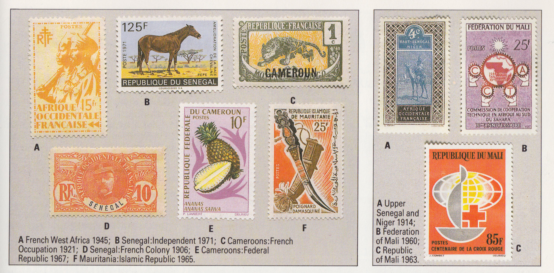 French West Africa stamp