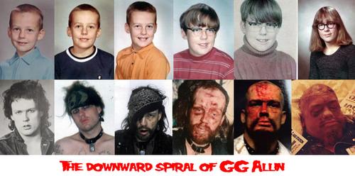 GG Allin downward spiral