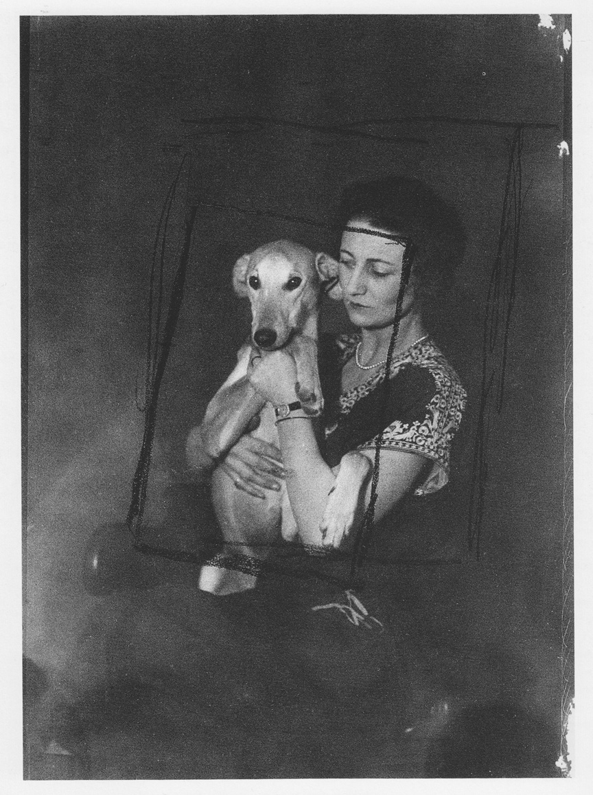 Man Ray Madeleine Turban dog photo