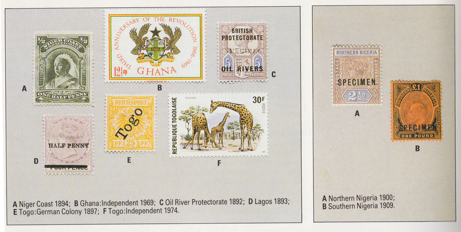 Niger Coast rare stamps