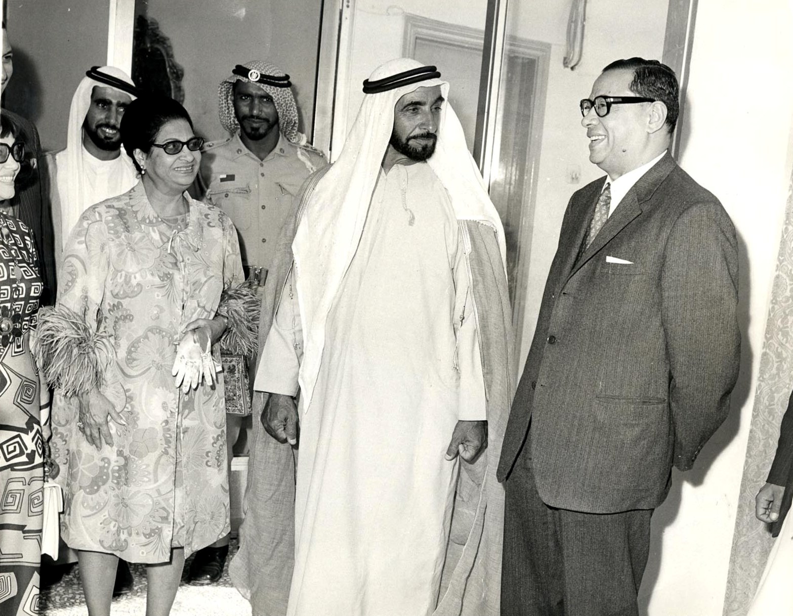Om Kalthoum and Sheikh Zaied