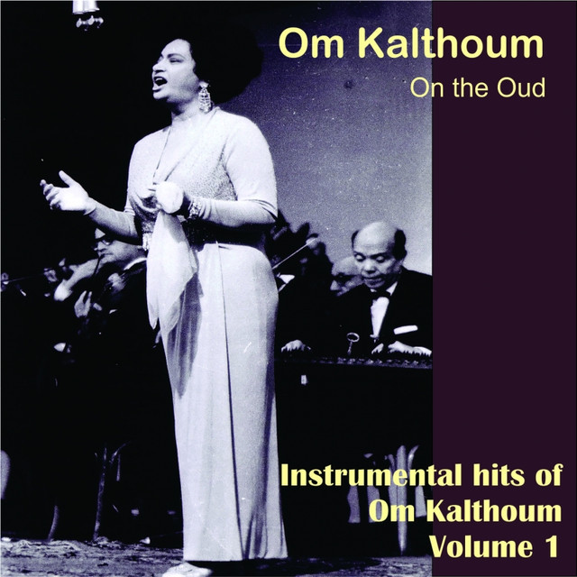 Om Kalthoum on the oud album cover