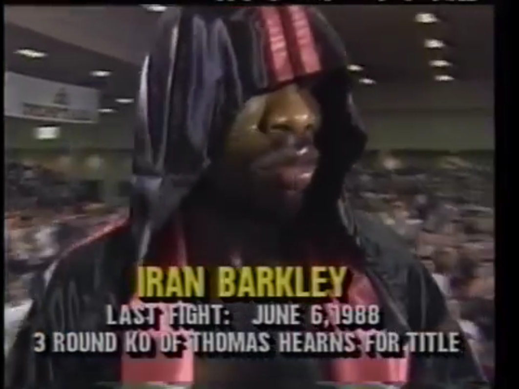 Roberto Duran vs Iran Barkley 24.2.1989 - WBC World Middleweight Championships