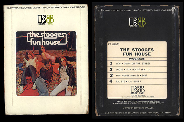 Stooges fun house 8 track cover art