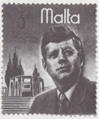 malta JFK stamp