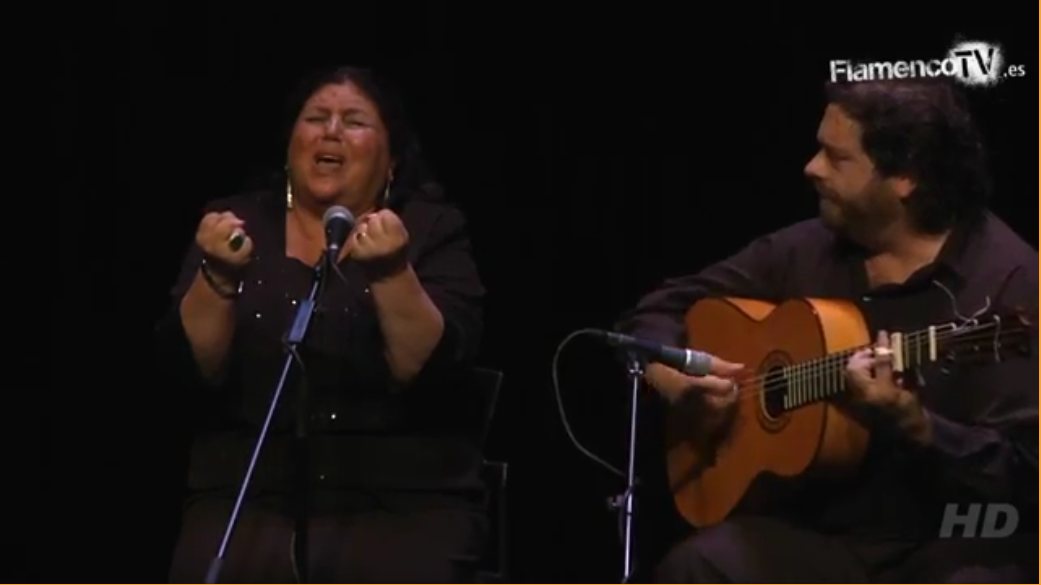 Inés Bacán en los Jueves Flamencos de Cajasol con Antonio Moya