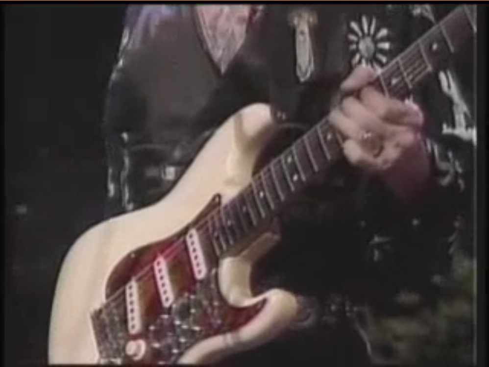 Stevie Ray Vaughan butterscotch strat guitar