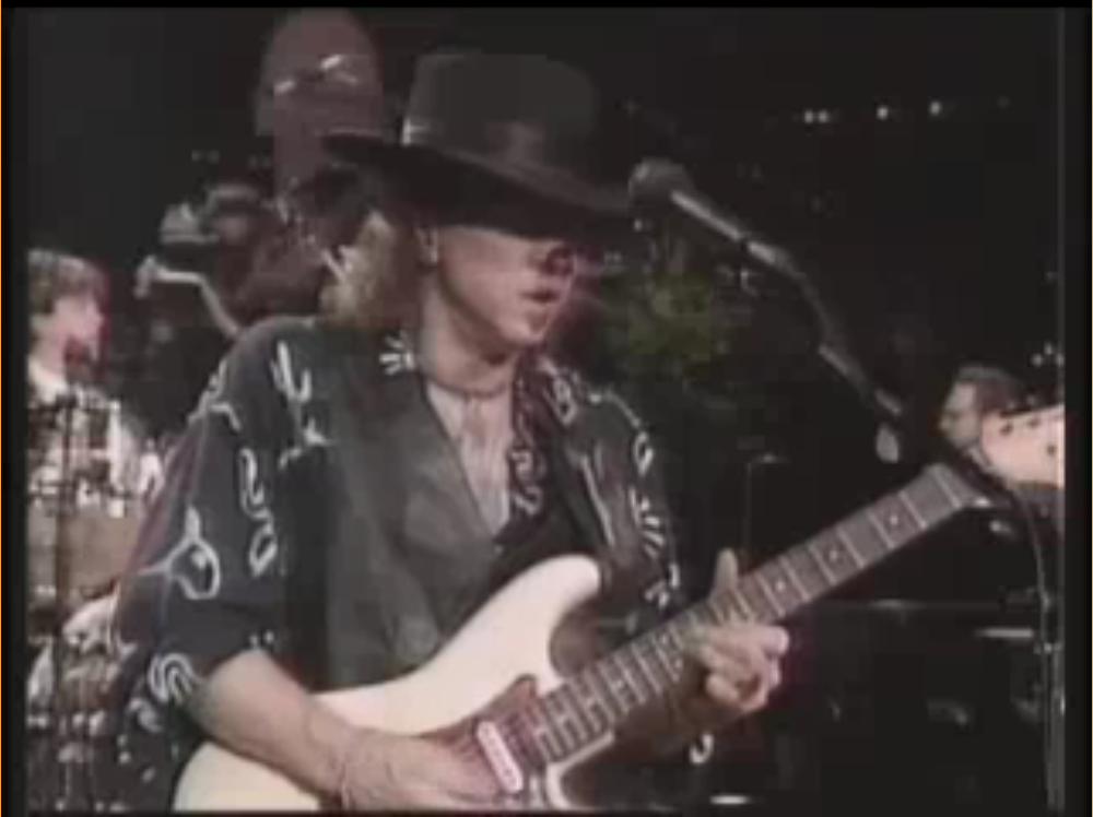 Stevie Ray Vaughan on Austin City Limits performing a blistering rendition of Leave my little girl alone