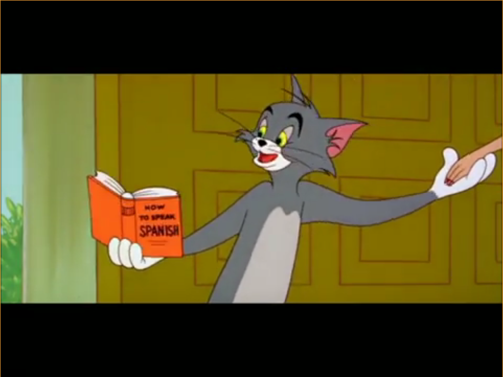 Vintage Tom and Jerry animation