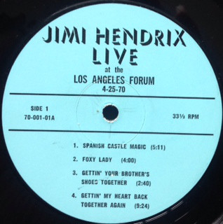 Hendrix live 1970 lp