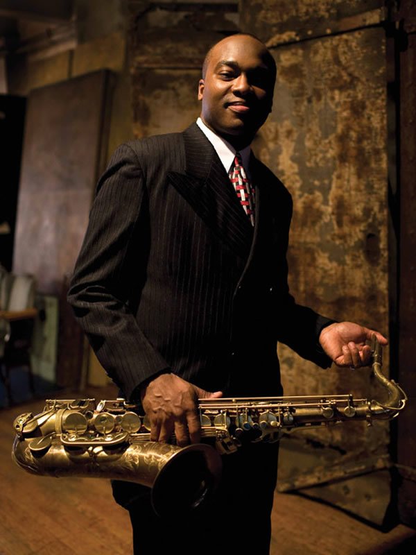 Jazz saxophone master James Carter