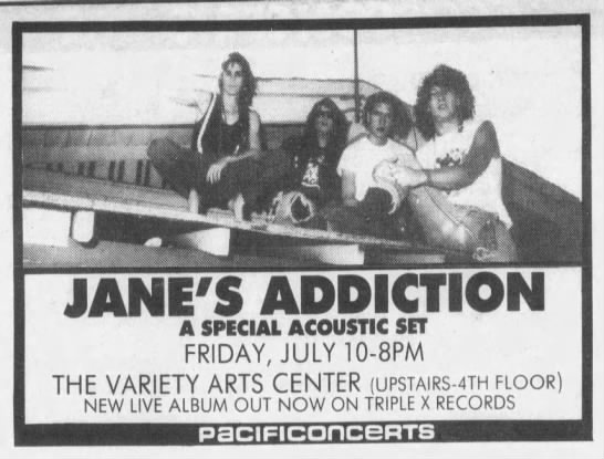 janes addiction poster